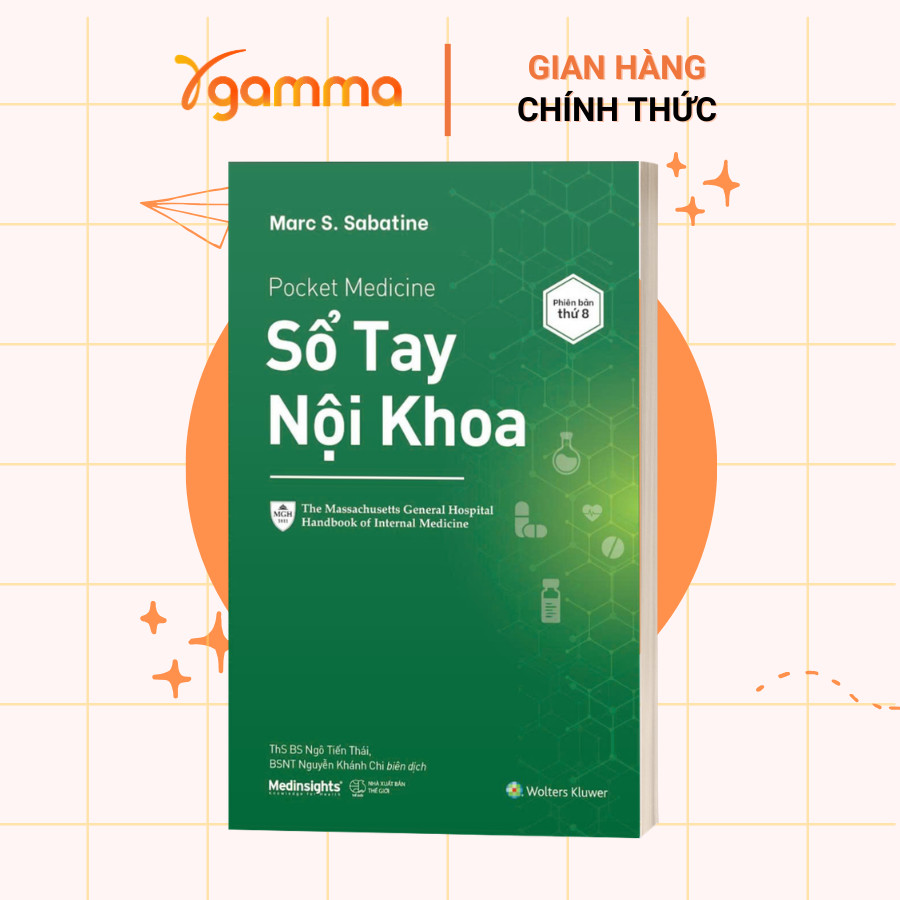 Sách - Sổ Tay Nội Khoa (Pocket Medicine) - Marc S. Sabatine (Medinsights)