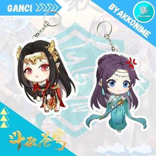 Keychain Acrylic Anime Donghua Battle Through The Heavens - Cai Lin, Yun Zhi Ganci Anime Akrilik - Cai Lin