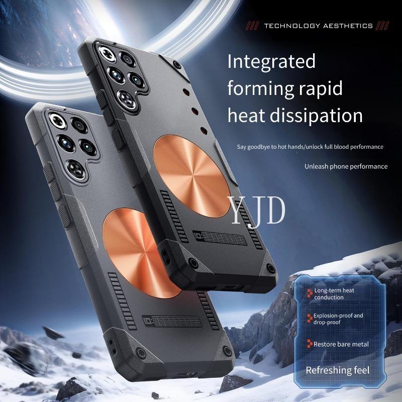 Ốp Lưng Cho RedMagic 11 Pro 11Pro + Một Mảnh Khuôn Silicon Đồng Tấm Tản Nhiệt Chống Rơi Vỏ Điện Thoại