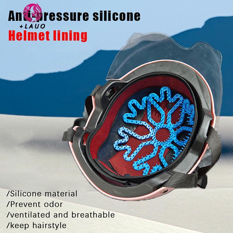 Springevenstar Miếng Lót Silicon Bên Trong Mũ Bảo Hiểm, Thông Khí, Chống Biến Dạng, Đệm Phụ Kiện Xe Máy/Xe Đạp