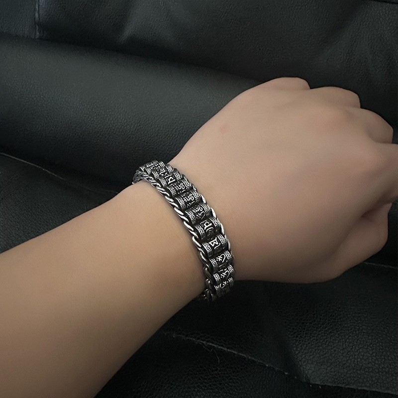 Ống Cầu Nguyện Bạc Phong Cách Thái Lan, Vòng Tay Cho Nam Và Nữ