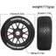 4 110mm 1 / 8 RC Off-Road Buggy Wheels Lốp 17mm Hex cho ARRMA Typhon Talion Traxxas Redcat Team Losi Kyosho HPI HSP VRX RC Car