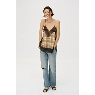 Áo Vest ren cổ chữ V sâu Z Spring 3666060