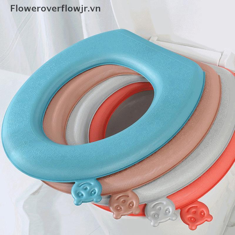 Vỏ bọc bồn cầu chống nước FJR 1Pc EVA, Đệm vệ sinh đa năng dày HOT