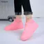 Bigapple Giày Đi Mưa Chống Thấm Nước Silicone Unisex Ngoài Trời Chống Thấm Nước Chống Trơn Trượt RDG