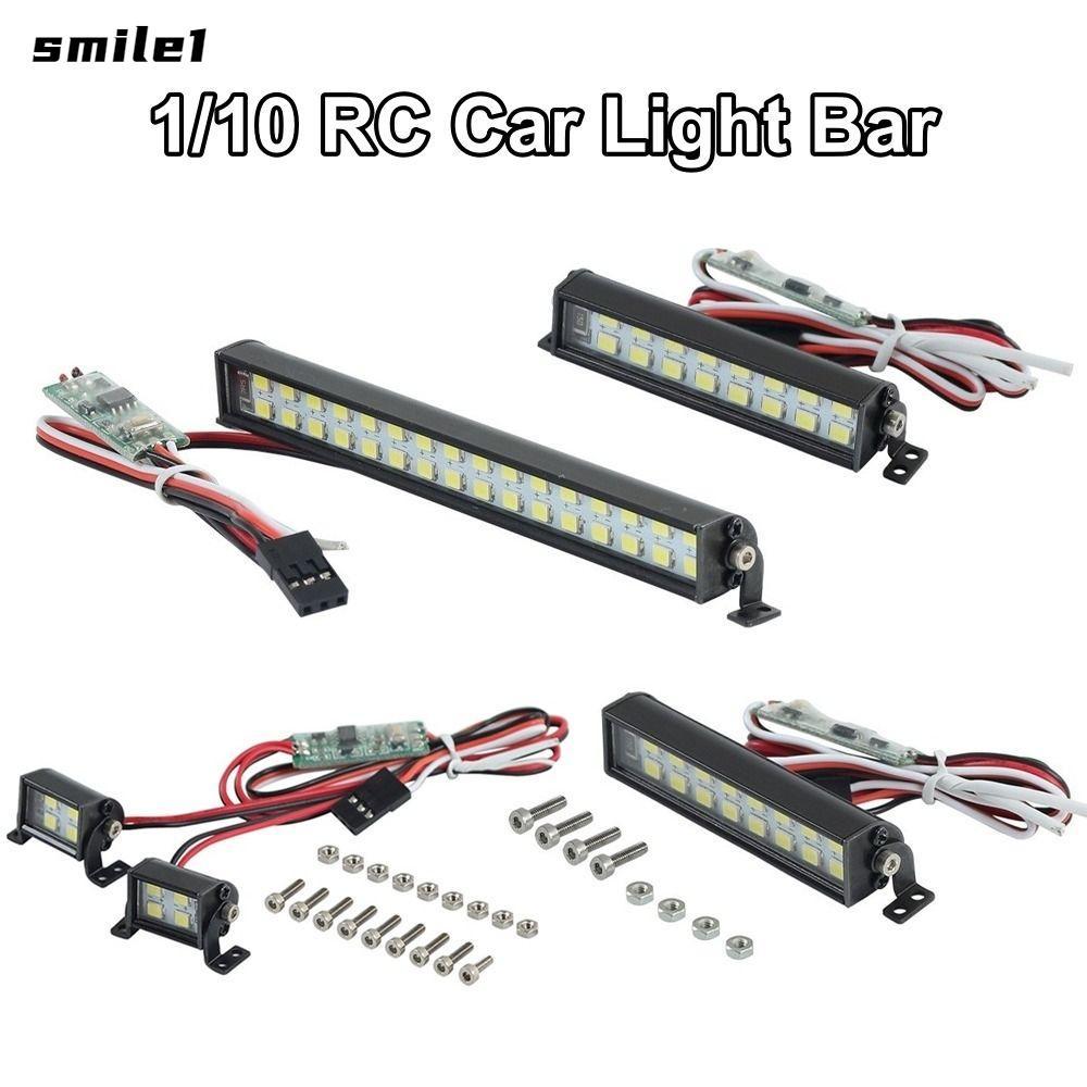 Đèn mái RC SMILE, Thanh đèn LED RC siêu sáng điều khiển CH3, Đèn xe bánh xích RC tỷ lệ 1 / 10 đa kích thước cho phụ kiện RC SCX10 D90 TRX 4