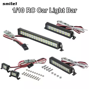 Đèn mái RC SMILE, Thanh đèn LED RC siêu sáng điều khiển CH3, Đèn xe bánh xích RC tỷ lệ 1 / 10 đa kích thước cho phụ kiện RC SCX10 D90 TRX 4