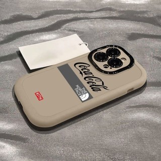 Ốp lưng IPhone 17 16 15 14 13 12 11 Pro Max XRXSMax 78 Plus Cảm giác cao cấp Coke Couple Case