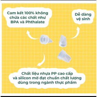 Van chân không máy hút sữa momcozy m5, v1, v2