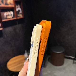 Ốp Điện Thoại Da Màu Tím vintage Cho IPhone 17 Pro Max 12 13 14 15 16 Pro Max Plus Vỏ Chống Sốc Có Vỏ Bảo Vệ Ống Kính