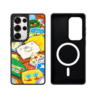 Vịt Từ Tính Trên Chăn Gương Cứng Phone Case Cho Samsung Galaxy S26 25 24 23 UItra S26 25 24 23 Plus Vỏ Bảo Vệ Chống Sốc