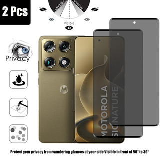 2 Chiếc Kính Cường Lực Chống Gián Điệp Bảo Vệ Màn Hình Riêng Tư Cho Motorola Signature Moto edge 60 Fusion Pro 5G