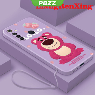Ốp Điện Thoại silicone Mềm Chống Sốc In Hình Gấu Dâu Tây Cho realme 5 realme c3 realme 5i realme 6i realme 5 pro Yx01
