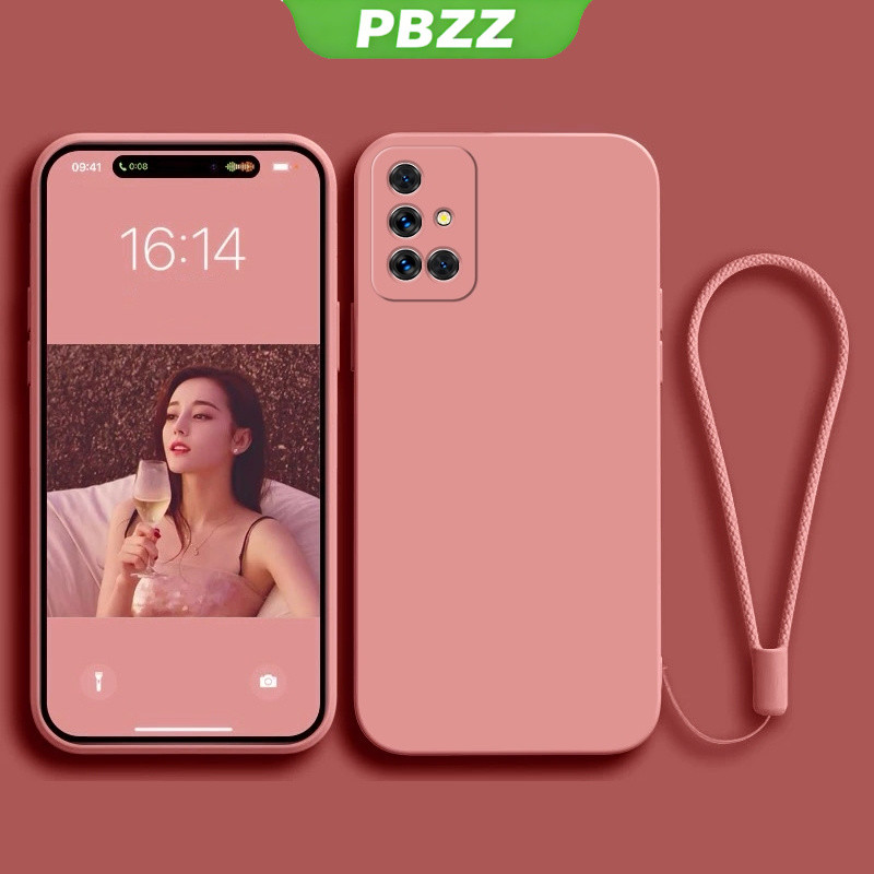 Ốp cho Samsung A51 Samsung A71 Ốp điện thoại Ốp mềm Ốp silicon lỏng chống sốc thiết kế mới Mèo hoạt hình thẩm mỹ có giá đỡ ytxzdzmm01