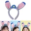 Yoo Thời Trang Lông Thỏ Tai Băng Đô Quấn Tóc Mềm Phụ Kiện Tóc Nhiều Trang Phục