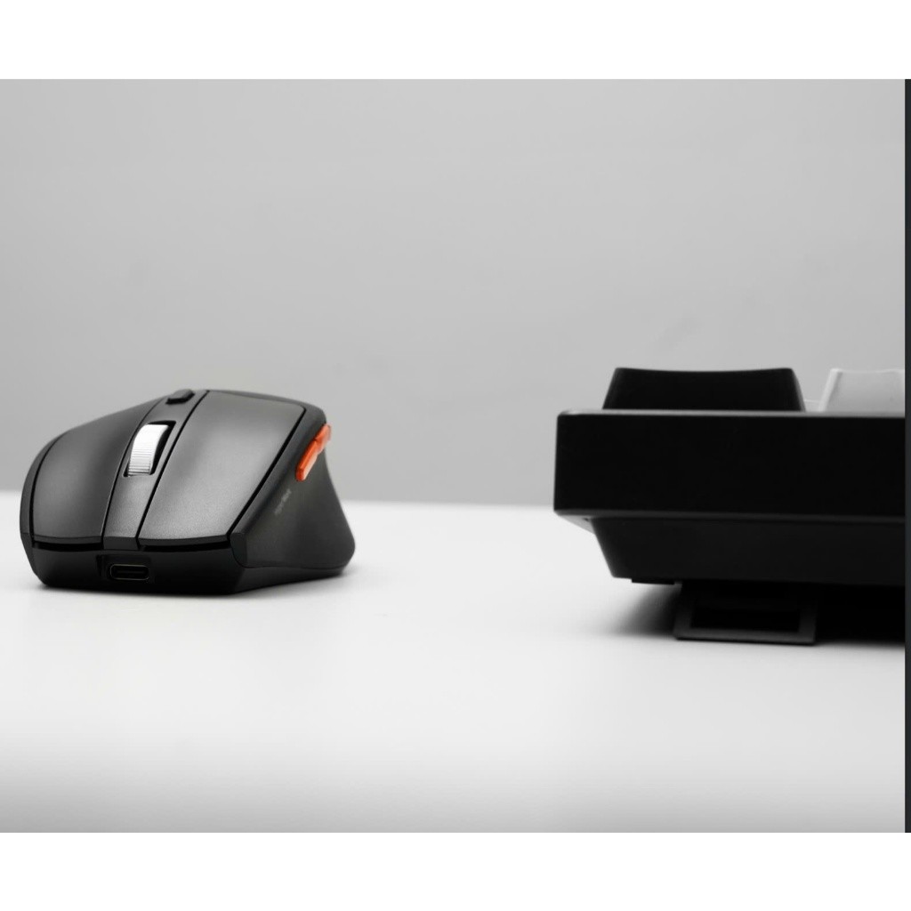 Chuột không dây HyperWork Silentium MS01 (Switch silent yên tĩnh, kết nối 3 Mode) - Hàng chính hãng