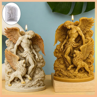 Linh Hoạt Tự Làm Thủ Công Khuôn Có Thể Tái Sử Dụng Angel Griffin Khuôn Silicon Chịu Nhiệt Không Độc Hại Cho Thủ Công Cửa Hàng Thủ Công Nhựa Hình Tạo Xà Phòng Làm