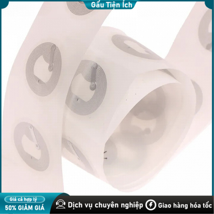 Bộ 10 sticker thẻ từ IC 13.56MHz có thể ghi lại Thẻ NFC،Copy được،Siêu mỏng،Copy thẻ ra vào, chấm công