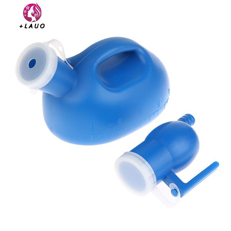 Springevenstar Nhà Vệ Sinh Cung Cấp Cho Ngoài Trời 2000ml Nhựa Nam Người Cao Tuổi Giường Bô Pee Bình Bộ Sưu Tập Với Ống 160cm Di Động Pee Nước Tiểu Chai Người Khuyết Tật Người Trợ Giúp Springevenstar