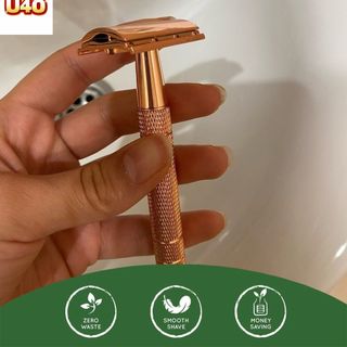 Dao cạo an toàn hai cạnh cổ điển dành cho nam cạo râu & tẩy lông nữ