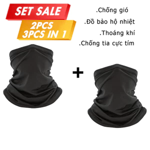 Mặt nạ chống nắng thoáng khí, bảo vệ tia UV, phù hợp cho xe máy