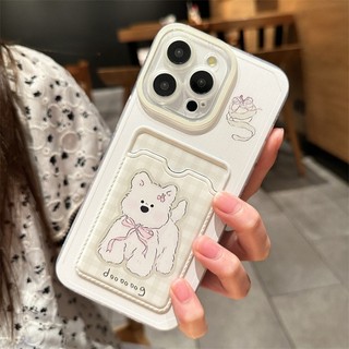 Dành Cho IPhone 17 16 15 14 13 12 11 Pro Max X XR XS Max 7 8 Plus Bowknot thỏ thẻ túi trường hợp điện thoại