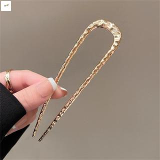 Kim Loại Hình Chữ U Hợp Kim Cho Tóc Bun Vintage Phong Cách Trung Hoa