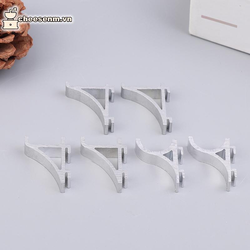 Cheenm 6 Chiếc Kim Loại K Loại Tủ Đông Kệ Kẹp Tủ Lạnh Hỗ Trợ Móc Làm Mát Kệ Nẹp Tủ Lạnh Đồ Uống Tủ Kệ Bule VN
