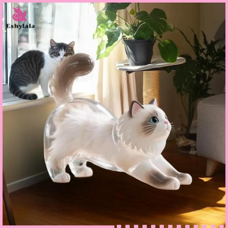 Eshylala Hoạt Hình Mèo Hình Chó Mặt Dây Chuyền Bảo Quản Tóc Dễ Thương Trong Suốt Hộp Bảo Quản Tóc Móc Khóa Túi DIY Mặt Dây Chuyền Lưu Niệm Bộ Sưu Tập Quà Tặng [MỚI]