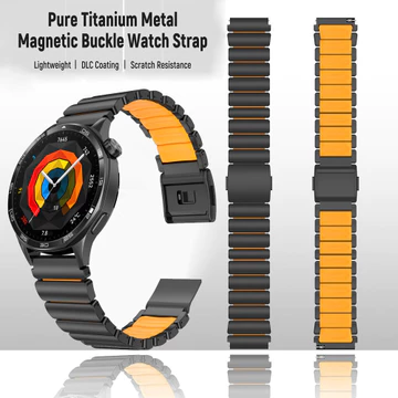 Dây đeo đồng hồ phát sáng kim loại 20mm 22mm cho Samsung Galaxy Garmin Huawei Xiaomi Amazfit Redmi Đồng hồ có khóa từ tính Dây đeo đồng hồ cho đồng hồ 3 4 5 6 7 Active 2 S2 S3 GT 6 Dây đeo đồng hồ