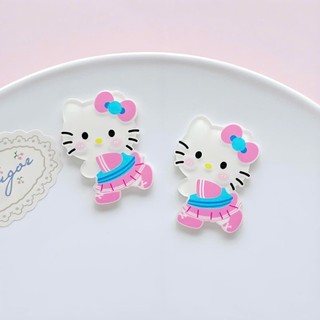 Set Charm Hello Kitty Vợt Hồng – Nơ Tim Sao Cherry Ngọt Ngào Cute Kawaii- Set charm gắn dép new trend 2026