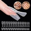 CATMALLER88 240 Mẫu Móng Tay Sandwich, Khuôn Làm Móng Tay Ngắn Nhanh Siêu Mỏng, Hình Bầu Dục Không Dấu Vết Nối Dài Móng Tay Giả Hai Mặt DIY