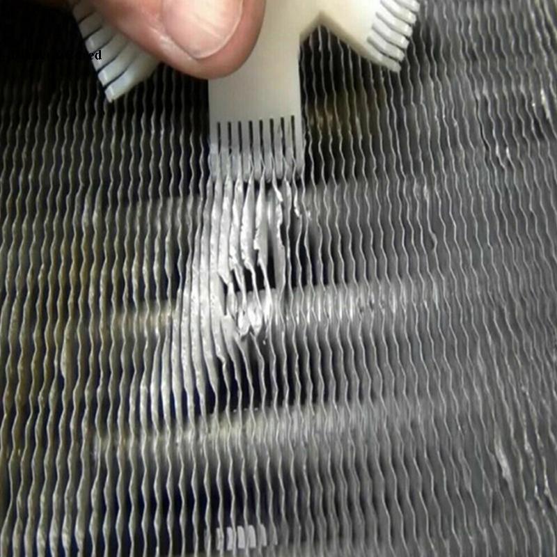 DIAPER & CORED Mới Sang Trọng Tản Nhiệt Vây Lược Làm Sạch A / C Cuộn Dây Condenser Bàn Chải Condenser YTH