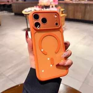 Nút khí / Ốp lưng cứng acrylic trong suốt tương thích cho iPhone 13 pro max 14 pro max 15 pro max 16 pro max 17pro max 17air ốp lưng