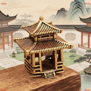 [VG] Đồng thau Trung Quốc Xây dựng thị trấn cổ Các bức tượng nhỏ Kiến trúc lịch sử Trang trí nội thất Để bàn sưu tập Quà tặng cao cấp cho tân gia MỚI