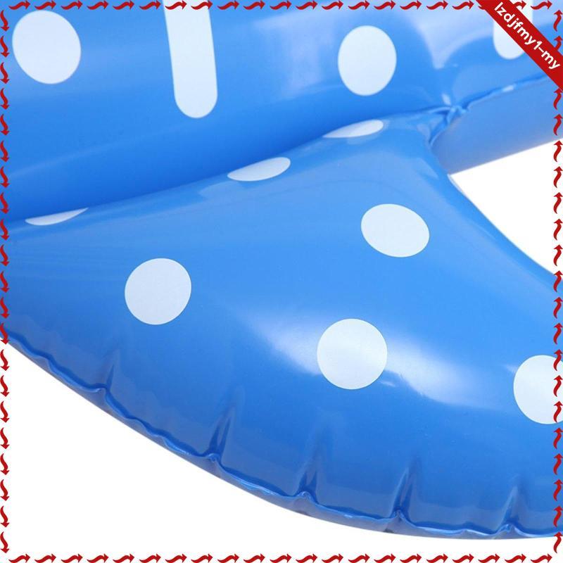 Leipupa PVC Xanh Cá Voi Bơi Phao Bể Bơi Bơm Hơi Bè Đồ Chơi Cho Trẻ Em Đảo Nổi Phụ Kiện Nước Cho Bãi Biển Mùa Hè