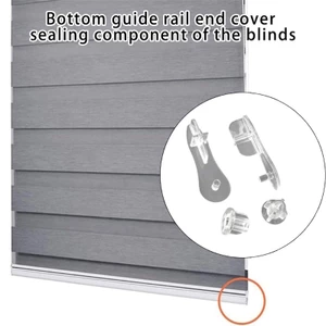 Yoo Dustproof Rail End Covers Blinds Bottom Rail End Cover cho rèm và rèm