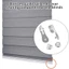 Yoo Dustproof Rail End Covers Blinds Bottom Rail End Cover cho rèm và rèm