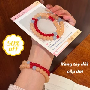 Vòng Tay Đính Cườm Ba Màu Phong Cách Cổ Điển Nhẹ Nhàng - Perfect Gift