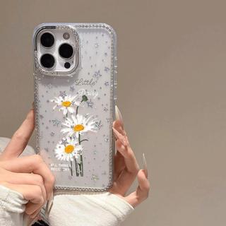 Daisies Glow 16 plus vỏ điện thoại iPhone14 vỏ kim cương sao 13/11 Pro