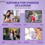 QIUWU 6 Phụ Kiện Bộ Chai Nước Giày Có Móc Mini Lipsti Tay Túi Pom Daisy Charm Móc Khóa Cho Stanley Tumbler.