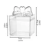 PPY 12 Cái Nơ Kẹo Hộp Bảo Quản Trong Suốt Tiệc Acrylic Điều Trị Giá Đỡ Hộp Gói Cho Lễ Kỷ Niệm Đám Cưới