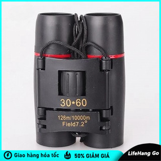 Ống nhòm HD 30x60 tầm nhìn ban đêm không thấm nước, kính ngắm di động có thể gập lại