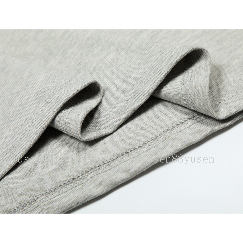 Áo thun nam nữ tay ngắn chất cotton thoáng khí, dây rời, phong cách đường phố thời thượng