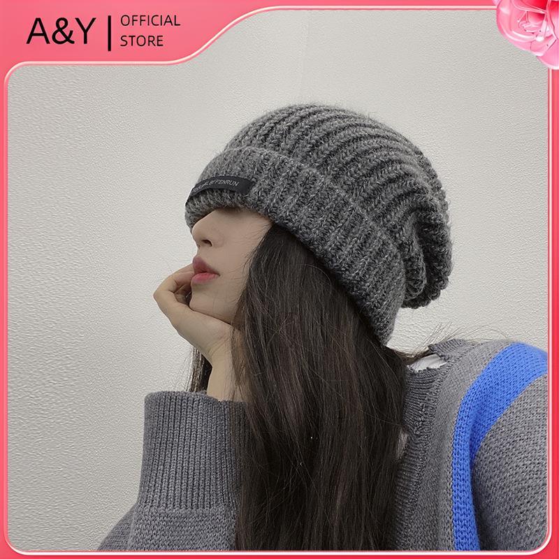 A & Y Mũ Len Mohair Unisex, Thiết Kế Hoang Dã, Ấm Áp Cho Thời Tiết Lạnh