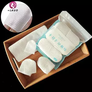 Springevenstar 120 Cái / túi Hình Chữ U Nhà Thơ Bông Miếng Lót Trang Điểm Mặt Bông Miếng Lót Mỹ Phẩm Mềm Cho Mặt Trang Điểm Loại Bỏ Miếng Lót Springevenstar