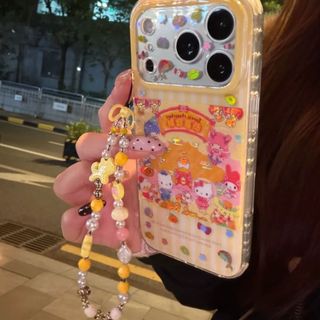 Ốp điện thoại Double Gilt năm mới Sanrio iphone17pro trọn gói iPhone16 / 15 / 14 Hot Girl 17
