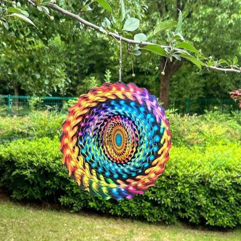 CIFbuy Kim Loại Gió Spinner Mandala Ác Mắt Quà Tặng Cho Nữ Ngoài Trời Trong Nhà Trang Trí Sân Vườn Giáng Sinh Treo Trang Trí