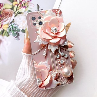 Ốp Trong Suốt Cho OPPO A92s PDKM00 Vỏ Hoa Nơ Mềm Mại Silicon Ốp Lưng Điện Thoại OPPO Reno 4Z CPH2065