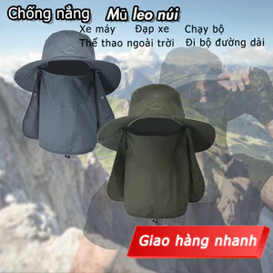 Mũ Ngư Dân Nam Che Nắng Gấp Gọn - Thoáng Khí & Thích Hợp Leo Núi